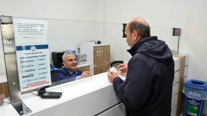 Talas Belediyesi’nde hafta sonu vezneler açık