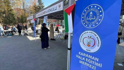 Karaman’da Gazze için hayır panayırı düzenlendi