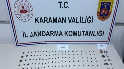 Karaman’da 148 adet tarihi sikke ele geçirildi: 10 tutuklama