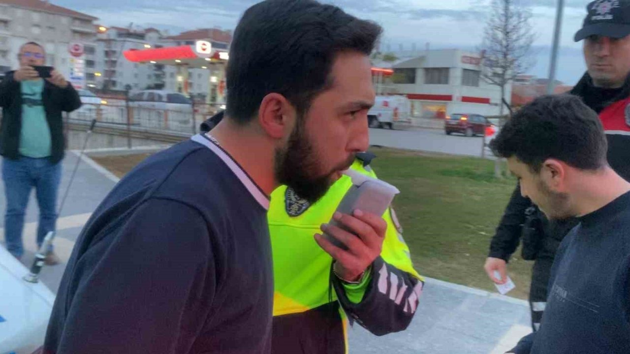 Alkollü sürücü emniyeti alarma geçirdi, ehliyeti daimi iptal edildi