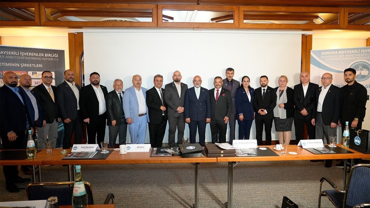 Avrupa’daki Kayserili iş dünyası yatırım vizyonunda buluştu