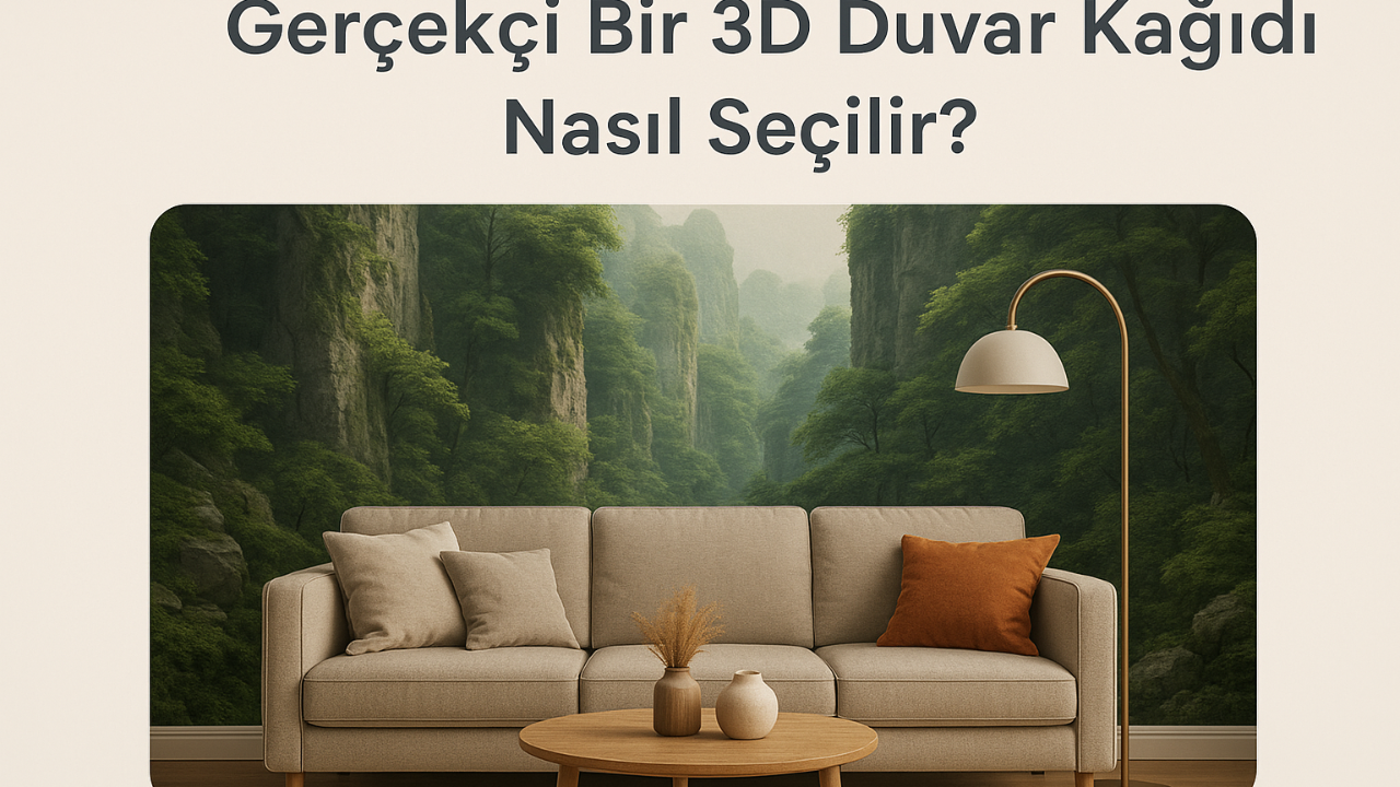 Gerçekçi bir 3D duvar kağıdı nasıl seçilir?