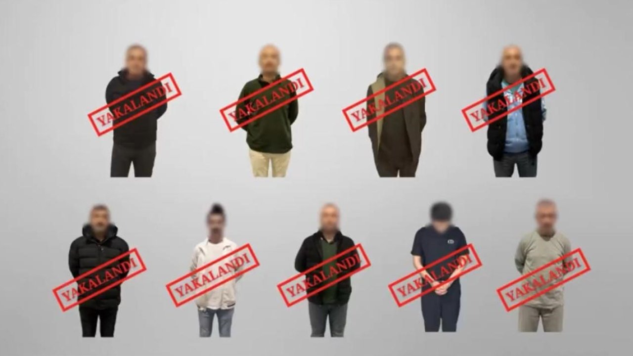 Kırmızı bültenle aranan 7 suçlu ve ulusal seviyede aranan 2 suçlu Türkiye’ye getirildi