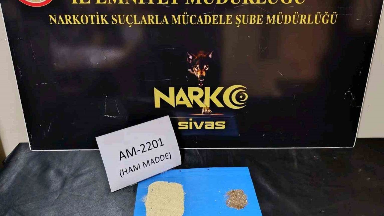 Sivas’ta uyuşturucu operasyonu: 3 kişi tutuklandı
