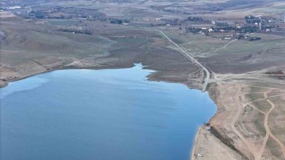 Keskin Barajı’nın 2 yıl süreyle çekilen görüntüleri kuraklığı gözler önüne serdi