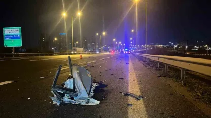 Ankara’da bir otomobil tırın altına girdi: 2 ölü 1 ağır yaralı