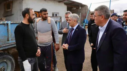 Halı saha kavgasının ardından Vali Çelik Kiledere’ye gitti