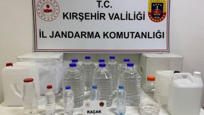 Kırşehir’de kaçak alkol operasyonu: 62 litre kaçak alkol ele geçirildi