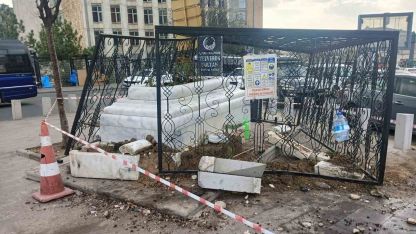 (Düzeltme) Ankara’da sürekli trafik kazalarının yaşandığı türbede yine kaza oldu