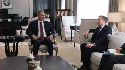 Bakan Fidan, BM İnsani İşlerden Sorumlu Genel Sekreter Yardımcısı ve Acil Yardım Koordinatörü Fletcher’i kabul etti