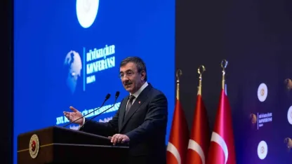 Cumhurbaşkanı Yardımcısı Yılmaz: "Türkiye bugün insani duruş ve stratejik akılla düzen kurucu aktör konumundadır"