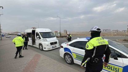Karaman’da okul servislerine yönelik denetimler devam ediyor