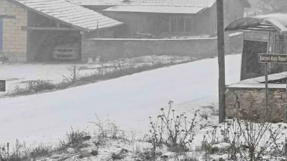 Eskişehir’in kırsalı beyaza büründü