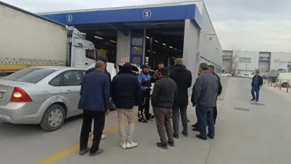 Araç muayene istasyonundaki vatandaşlar bilgilendirildi
