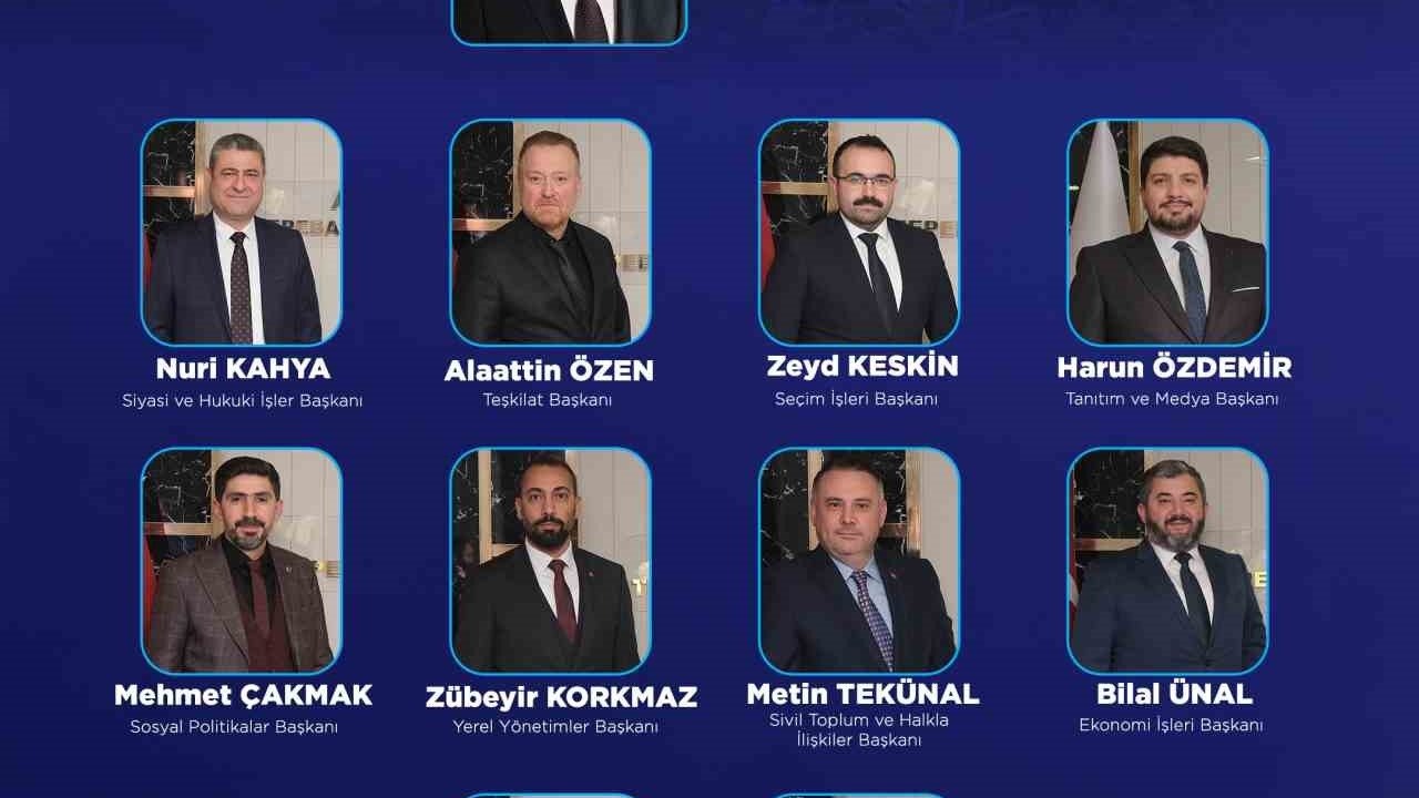 AK Parti Tepebaşı’nda ilçe yönetme kurulu belli oldu