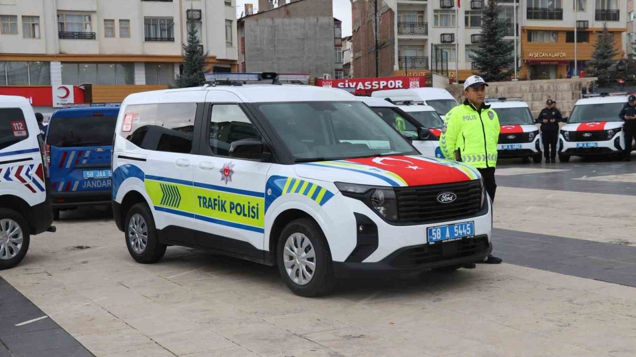 Sivas’ın asayiş gücü modern araçlarla daha da güçlendi