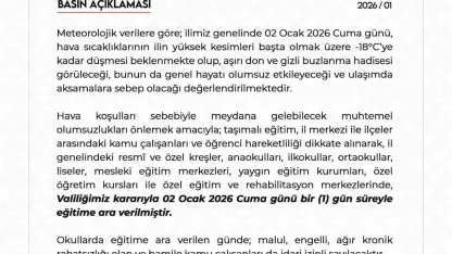 Niğde’de eğitime 1 gün ara verildi