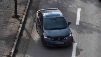 Trafik denetiminden kaçmak isteyen sürücü dronla tespit edildi: Para cezası uygulandı