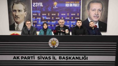 AK Parti Sivas İl Başkanı Tanrıverdi: "6 bin 183 yeni üye partimize kazandırılmıştır"