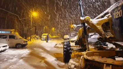 Konya’nın kayak merkezi beyaza boyandı