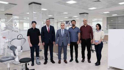 Rektör Altun, Yeni Diş Hastanesi Binası’nı inceledi