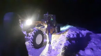 Sivas’ta kar esareti: Hastaya 4 saatte ulaşıldı