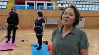 Kadınlar Kırşehir’de sporla güçleniyor