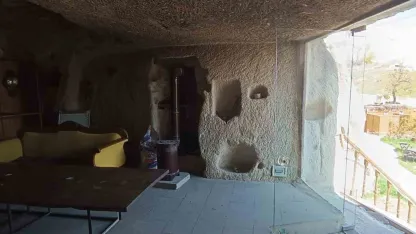 Kaçak restoran kaldırıldı, peribacalarının silüeti ortaya çıktı