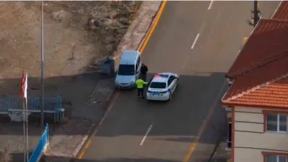 Trafik uygulamasından kaçtı, havadan yapılan sıcak takiple yakalandı: Sürücüye ceza yağdı