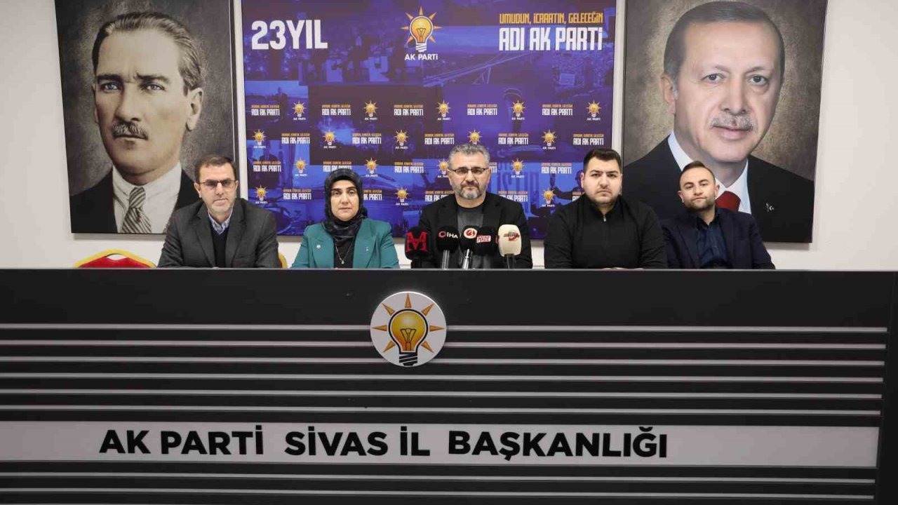 AK Parti Sivas İl Başkanı Tanrıverdi: "6 bin 183 yeni üye partimize kazandırılmıştır"