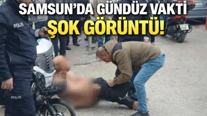 Çıplak Şahıs Caddeyi Birbirine Kattı
