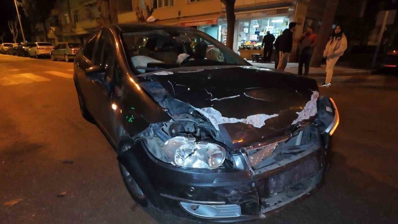 Karaman’da iki otomobil çarpıştı: 1 yaralı