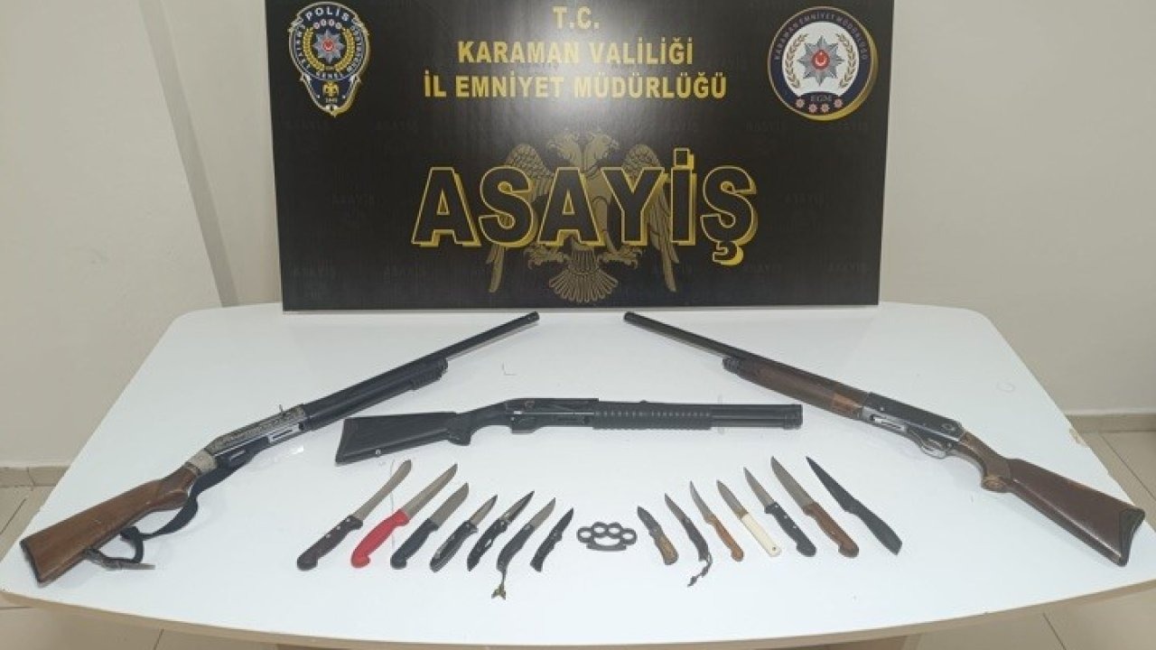 Karaman’da uyuşturucu ve kaçak tütün ele geçirildi: 3 tutuklama