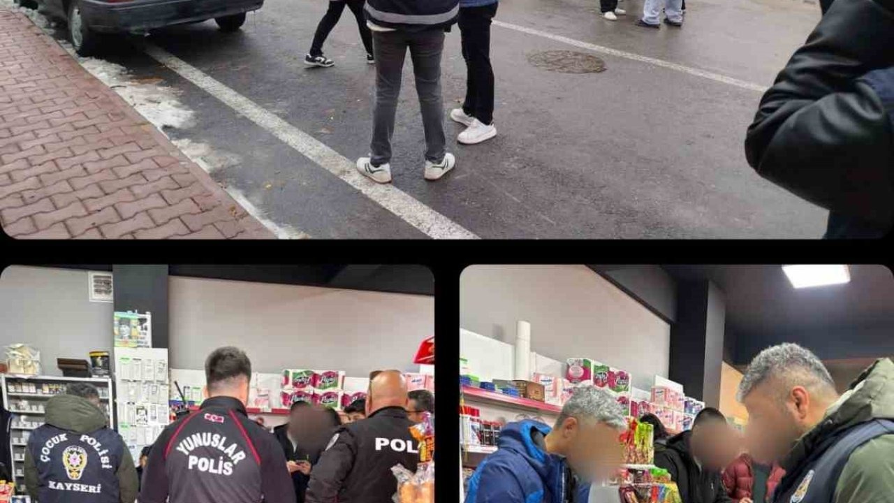 Kayseri’de okul çevresinde 642 şahıs sorgulandı