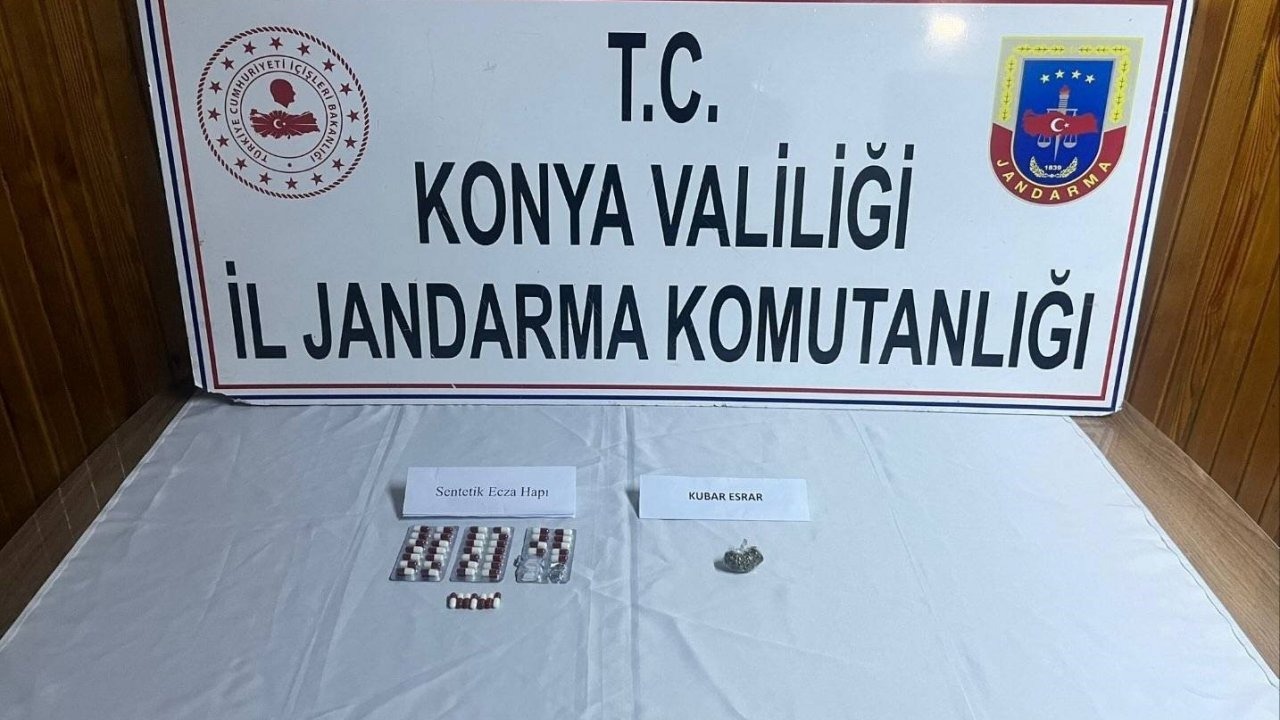 Konya’da jandarmadan uyuşturucu operasyonları: 7 tutuklama