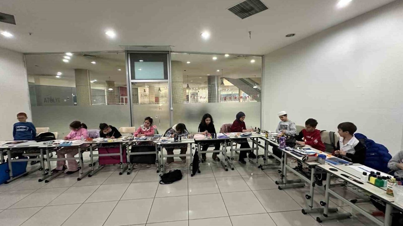 Pursaklar Belediyesi’nden çocuklara yönelik resim kursu