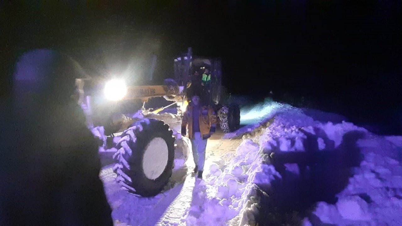 Sivas’ta kar esareti: Hastaya 4 saatte ulaşıldı