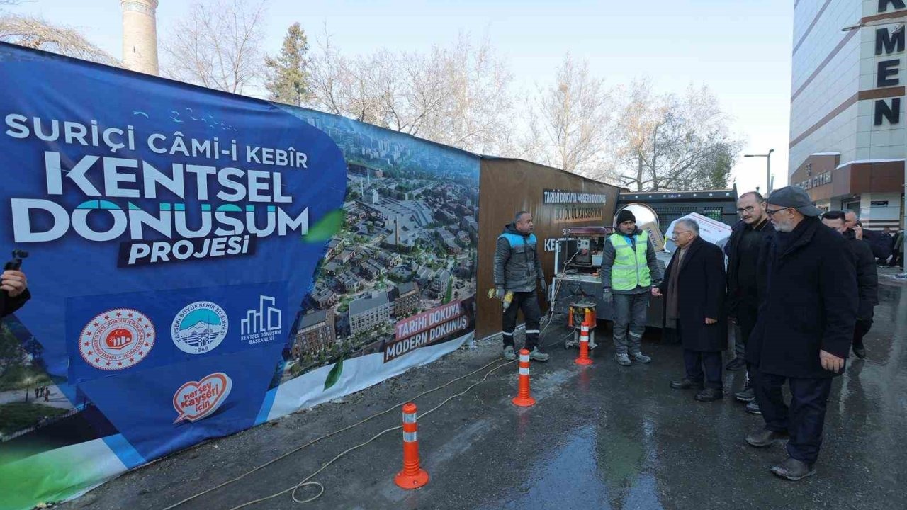 Suriçi Camikebir Kentsel Dönüşüm Projesi’ndeki çalışmalar yerinde incelendi