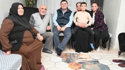 Kırıkkale Valisi Sarıibrahim, Çelik ailesinin iftar sofrasına konuk oldu