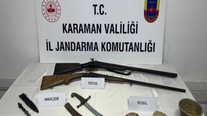 Karaman’da tarihi eser operasyonu: 6 tutuklama