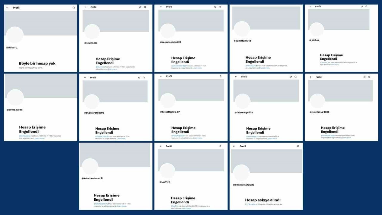 Epstein dosyaları kapsamında bilgi kirliliği oluşturan hesaplara erişim engeli