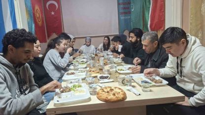 Eskişehir’deki üniversitelerde okuyan Türk Dünyası öğrencileri iftar programında buluştu