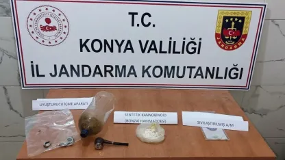 Konya’da jandarmadan uyuşturucuya geçit yok: 21 tutuklama