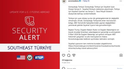 ABD, Adana Konsolosluğu’ndaki zorunlu olmayan personeli tahliye ediyor