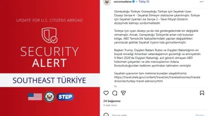 ABD, Adana Konsolosluğu’ndaki zorunlu olmayan personeli tahliye ediyor