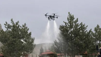 Sivas’ta keneye karşı havadan karadan mücadele