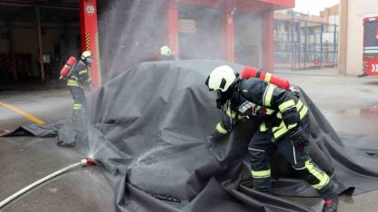 Kayseri itfaiyesi elektrikli araç yangınları için teyakkuzda