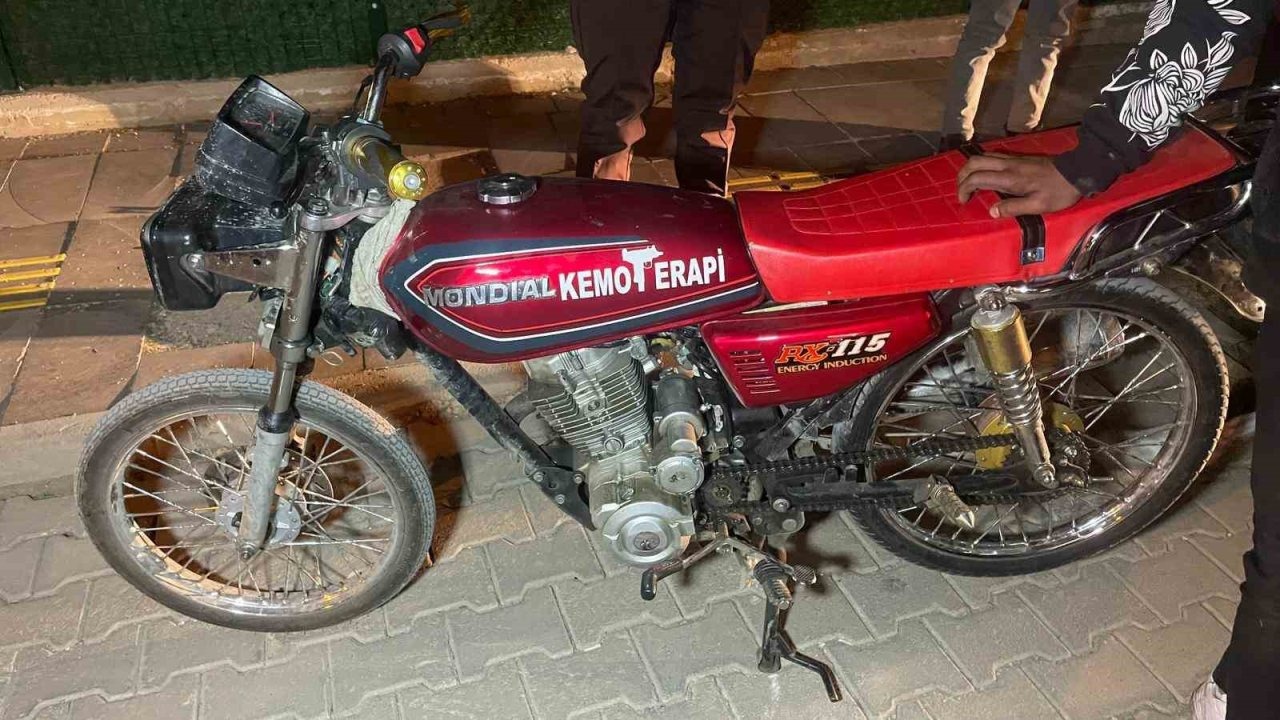 Karaman’da 5 motosiklet parası ceza yiyen sürücünün rahatlığı pes dedirtti