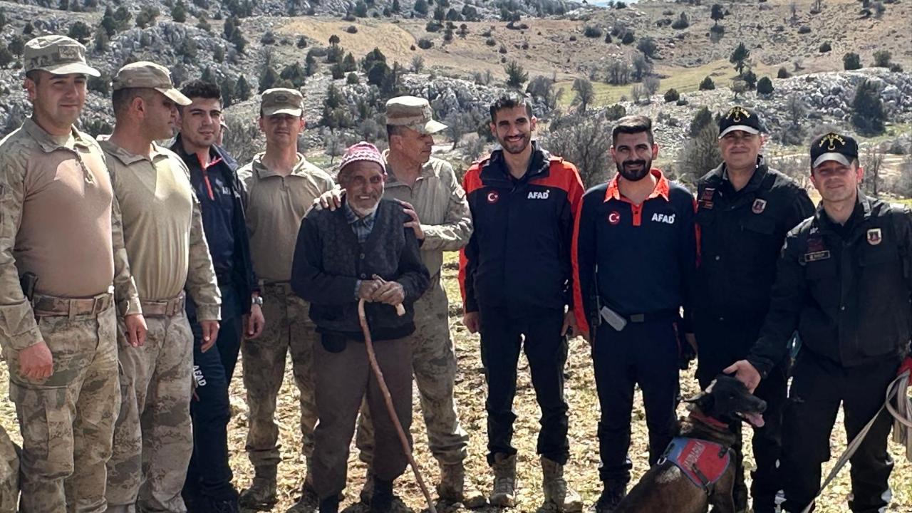 Karaman’da kaybolan 93 yaşındaki Alzheimer hastası vatandaş sağ bulundu
