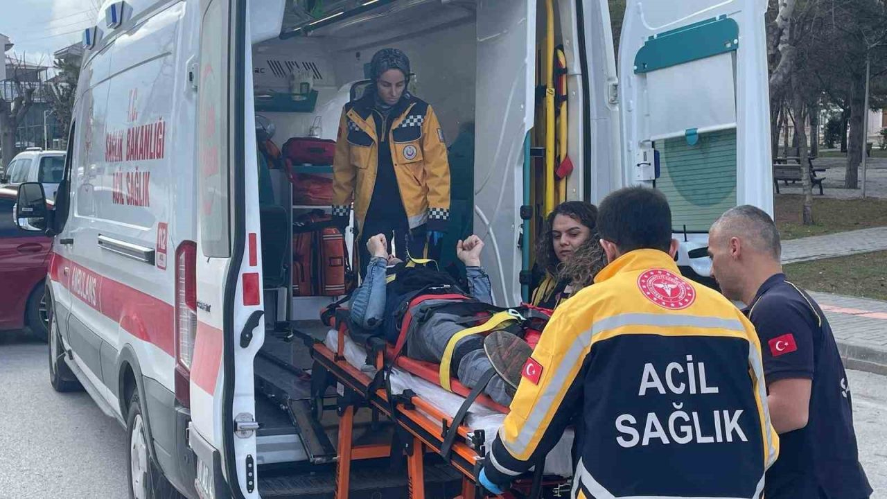 Karaman’da otomobil motosikletle çarpıştı: 1 yaralı